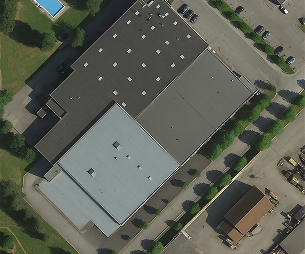 Oversiktsbilde av Spedify-lageret i Askim